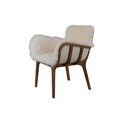 kago fur easy chair CG-D028-1