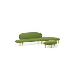 noguchi freeform sofa and ottoman CG-S028